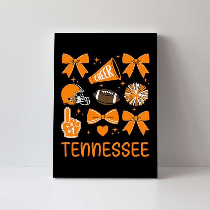 Tennessee Women Bow Orange For Tn Lovers Gift Canvas