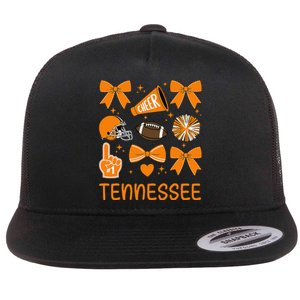 Tennessee Women Bow Orange For Tn Lovers Gift Flat Bill Trucker Hat