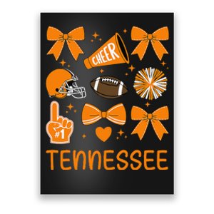 Tennessee Women Bow Orange For Tn Lovers Gift Poster