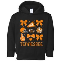 Tennessee Women Bow Orange For Tn Lovers Gift Toddler Hoodie