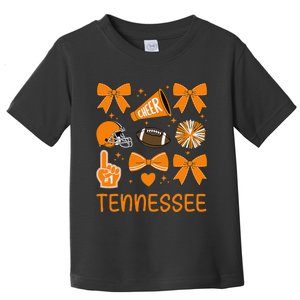 Tennessee Women Bow Orange For Tn Lovers Gift Toddler T-Shirt