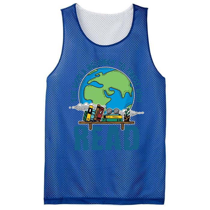 The World Belongs To Those Who Read Books Bookish Bookworm Gift Mesh Reversible Basketball Jersey Tank