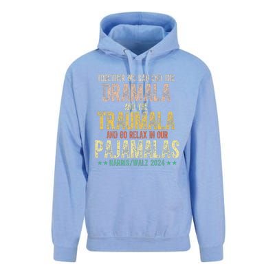 Together We Can End The Dramala And Traumala Pajama Funny Unisex Surf Hoodie