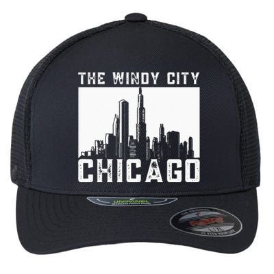 The Windy City Chicago Flexfit Unipanel Trucker Cap