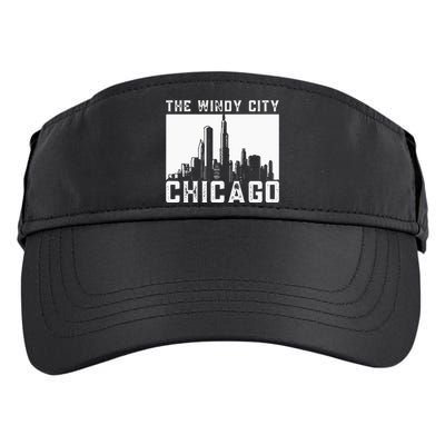 The Windy City Chicago Adult Drive Performance Visor