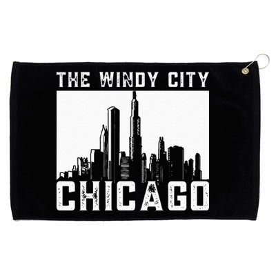 The Windy City Chicago Grommeted Golf Towel