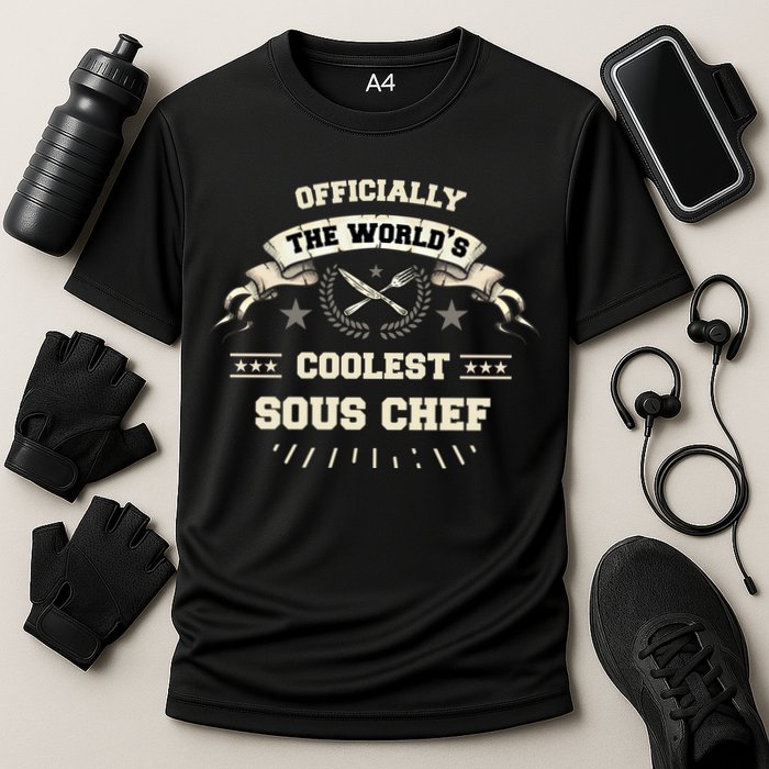 The Wolrds Coolest Sous Chef Comd Sous Chef Gift Performance Shirt