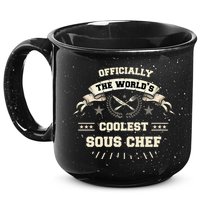 The Wolrds Coolest Sous Chef Comd Sous Chef Gift 15oz Campfire Ceramic Mug