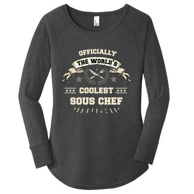 The Wolrds Coolest Sous Chef Comd Sous Chef Gift Women's Perfect Tri Tunic Long Sleeve Shirt
