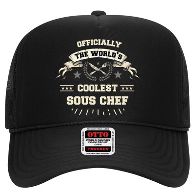 The Wolrds Coolest Sous Chef Comd Sous Chef Gift Trucker Hat