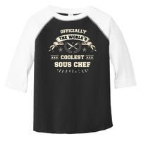 The Wolrds Coolest Sous Chef Comd Sous Chef Gift Toddler Fine Jersey T-Shirt