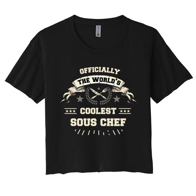 The Wolrds Coolest Sous Chef Comd Sous Chef Gift Crop Top