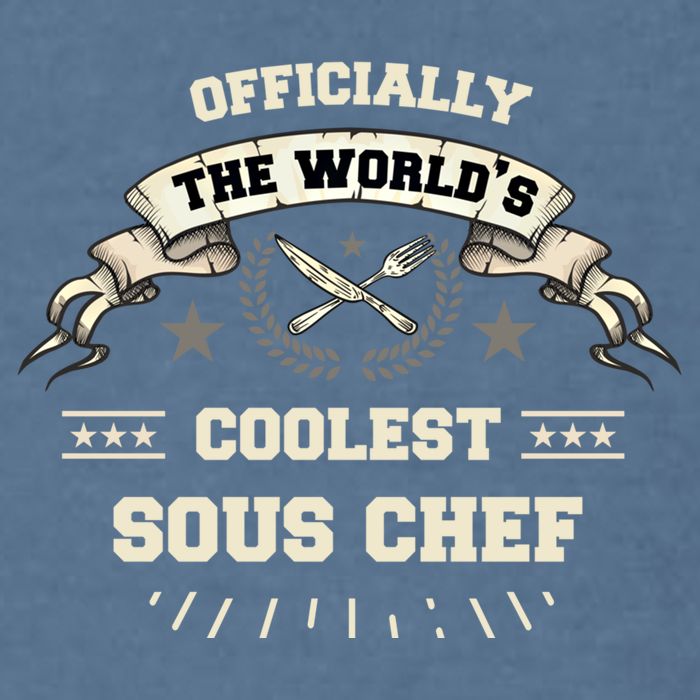 The Wolrds Coolest Sous Chef Comd Sous Chef Gift Garment-Dyed Sweatshirt