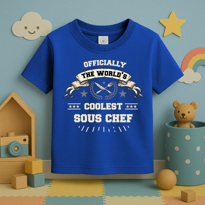 The Wolrds Coolest Sous Chef Comd Sous Chef Gift Toddler T-Shirt