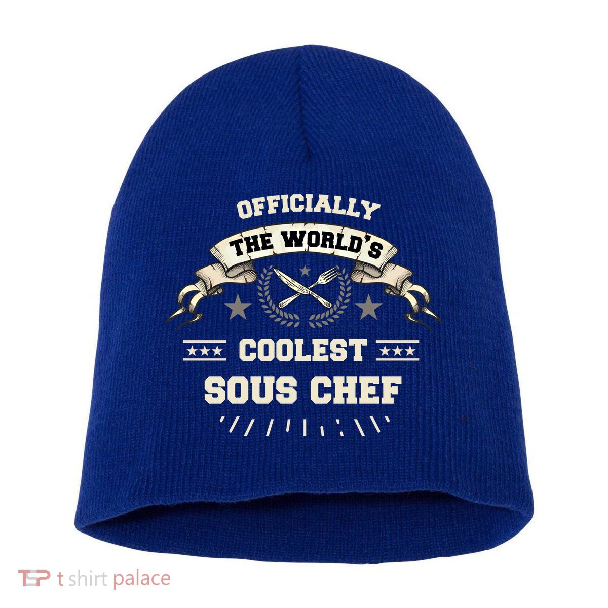 The Wolrds Coolest Sous Chef Comd Sous Chef Gift Short Acrylic Beanie