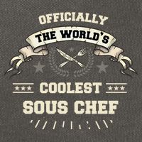 The Wolrds Coolest Sous Chef Comd Sous Chef Gift Cotton Canvas Backpack