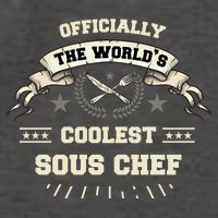 The Wolrds Coolest Sous Chef Comd Sous Chef Gift Vector Backpack