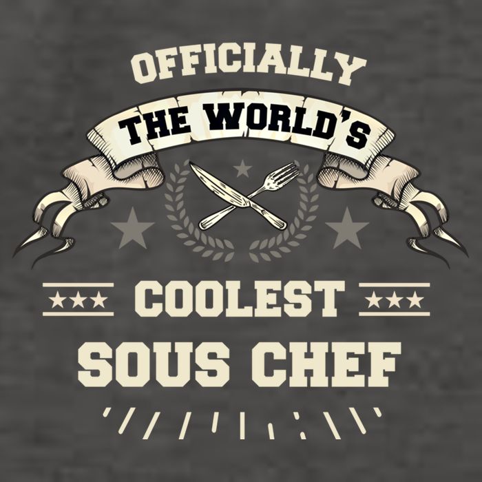 The Wolrds Coolest Sous Chef Comd Sous Chef Gift Vector Backpack