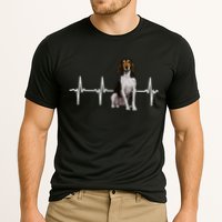Treeing Walker Coonhound Heartbeat Dog Lover Gift Cooling Performance Crew T-Shirt