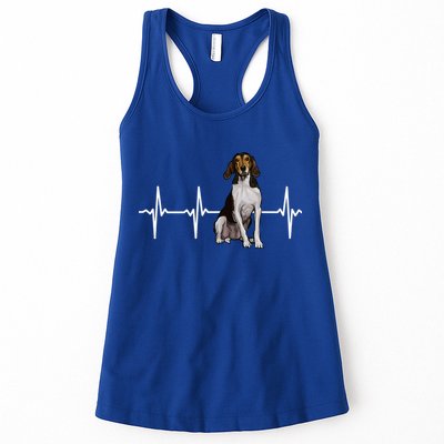 Treeing Walker Coonhound Heartbeat Dog Lover Gift Womens Tank Top