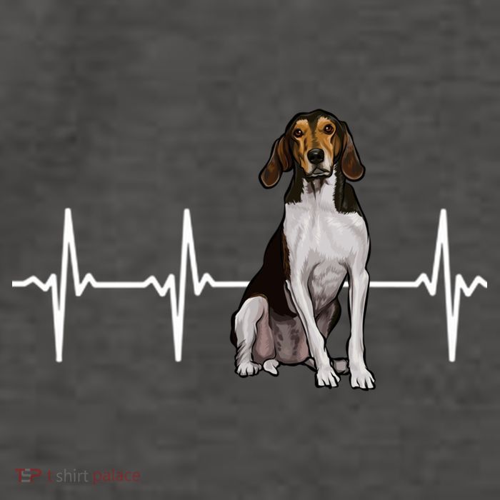 Treeing Walker Coonhound Heartbeat Dog Lover Gift Vector Backpack