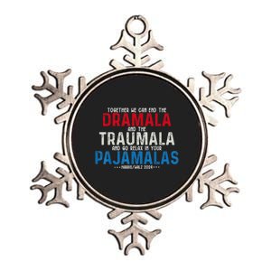 Together We Can End The Dramala And The Traumala Metallic Star Ornament