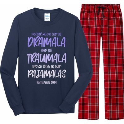 Together We Can End The Dramala And The Traumala Long Sleeve Pajama Set