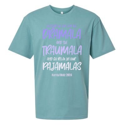 Together We Can End The Dramala And The Traumala Sueded Cloud Jersey T-Shirt