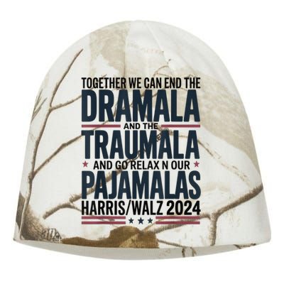 Together We. Can End The Dramala And The Traumala Kati - Camo Knit Beanie