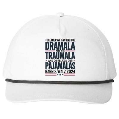 Together We. Can End The Dramala And The Traumala Snapback Five-Panel Rope Hat