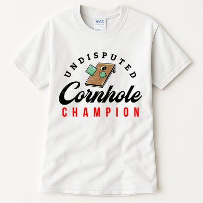 Tournament Win Cornhole Champion Corn Hole Champ Tall T-Shirt