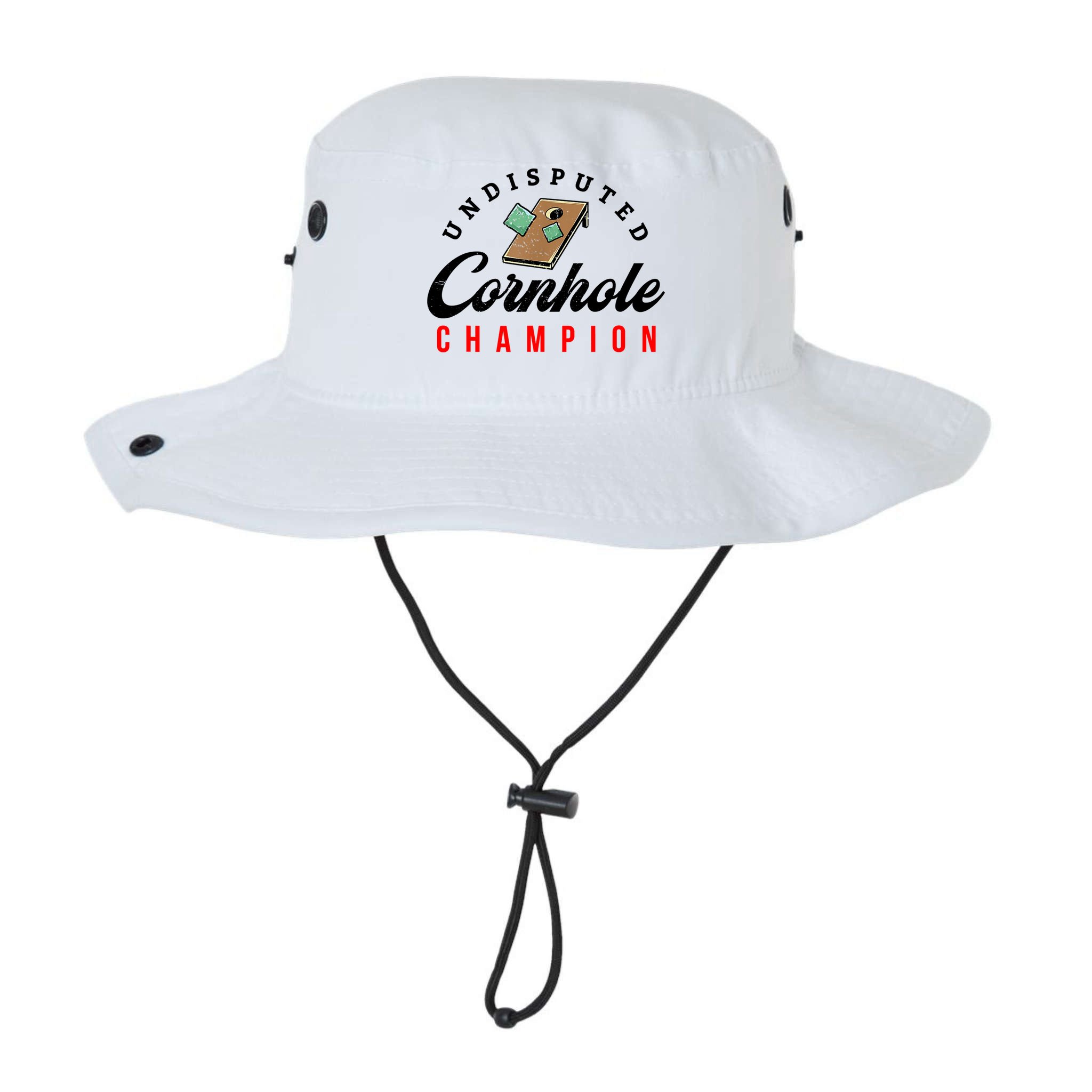 Tournament Win Cornhole Champion Corn Hole Champ Bucket Hat