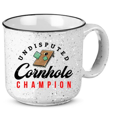Tournament Win Cornhole Champion Corn Hole Champ 15oz Campfire Ceramic Mug