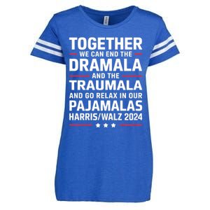 Together We Can End The Dramala And The Traumala Enza Ladies Jersey Football T-Shirt