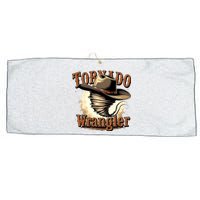 Tornado Wrangler Cowboy Wrangler Large Microfiber Waffle Golf Towel