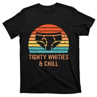 Tighty Whities & Chill Retro Sunset T-Shirt