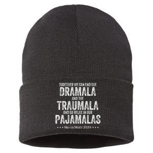 Together We Can End The Dramala And The Traumala Sustainable Knit Beanie