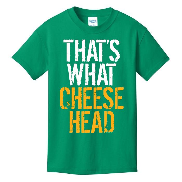 That's What Cheese Head Packers Kids T-Shirt