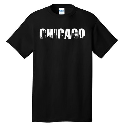 The Windy City Chicago Illinois Home City Tall T-Shirt