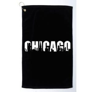 The Windy City Chicago Illinois Home City Platinum Collection Golf Towel