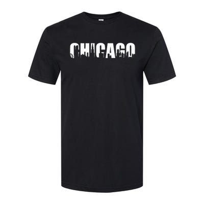 The Windy City Chicago Illinois Home City Softstyle CVC T-Shirt