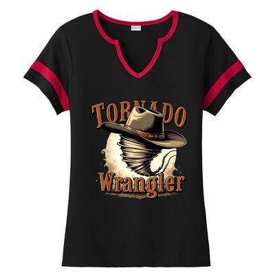 Tornado Wrangler Cowboy Wrangler Ladies Halftime Notch Neck Tee