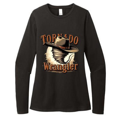 Tornado Wrangler Cowboy Wrangler Womens CVC Long Sleeve Shirt