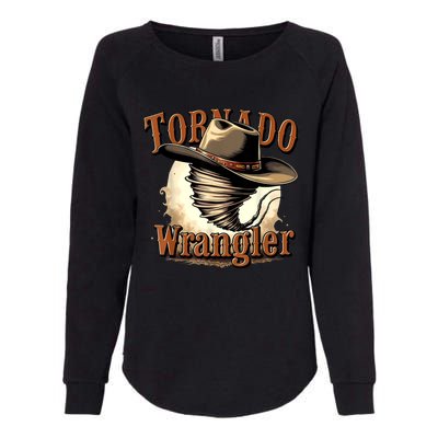 Tornado Wrangler Cowboy Wrangler Womens California Wash Sweatshirt