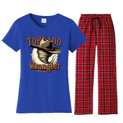 Tornado Wrangler Cowboy Wrangler Women's Flannel Pajama Set