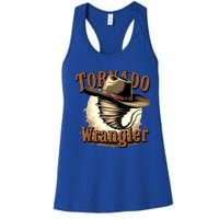 Tornado Wrangler Cowboy Wrangler Women's Racerback Tank