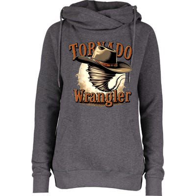 Tornado Wrangler Cowboy Wrangler Womens Funnel Neck Pullover Hood