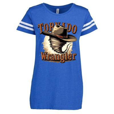 Tornado Wrangler Cowboy Wrangler Enza Ladies Jersey Football T-Shirt