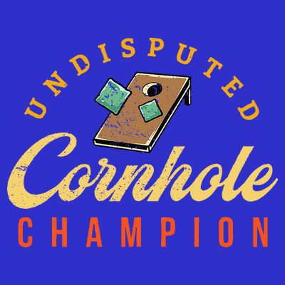 Tournament Win Cornhole Champion Corn Hole Champ Toss Game T-Shirt