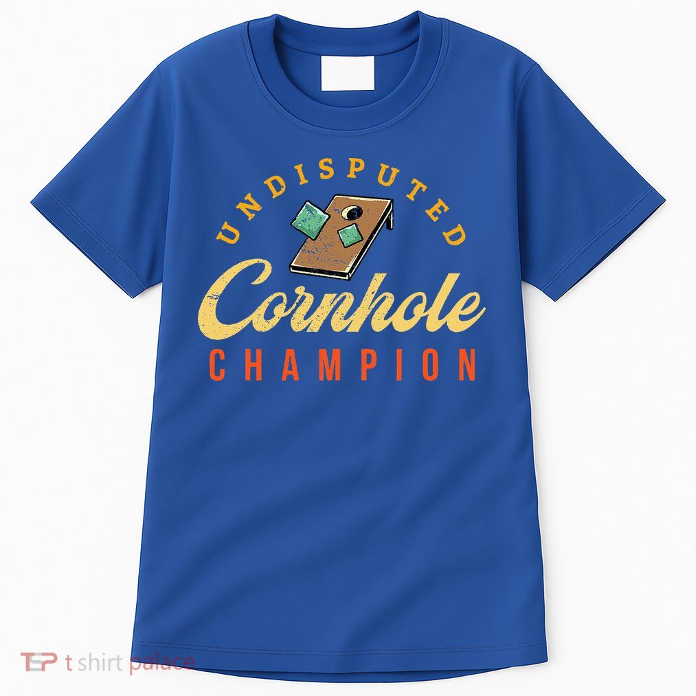 Tournament Win Cornhole Champion Corn Hole Champ Toss Game Tall T-Shirt
